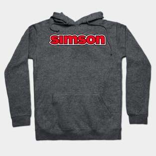 Simson logo (red) Hoodie